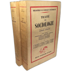 Traité de sociologie. Tome premier. Introduction. Sociologie...
