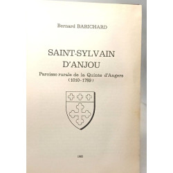 SAINT-SYLVAIN D'ANJOU paroisse rurale de la Quinte d'Angers 1010-1789