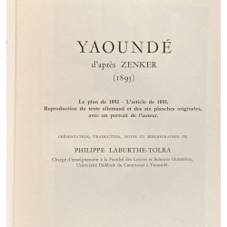 Yaoundé d'après zenker (1895) --- EXTRAIT des Annales de la Fac....