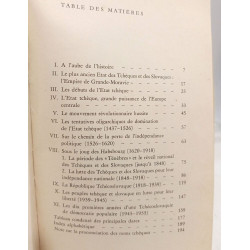 La Tchécoslovaquie. Histoire lointaine et récente