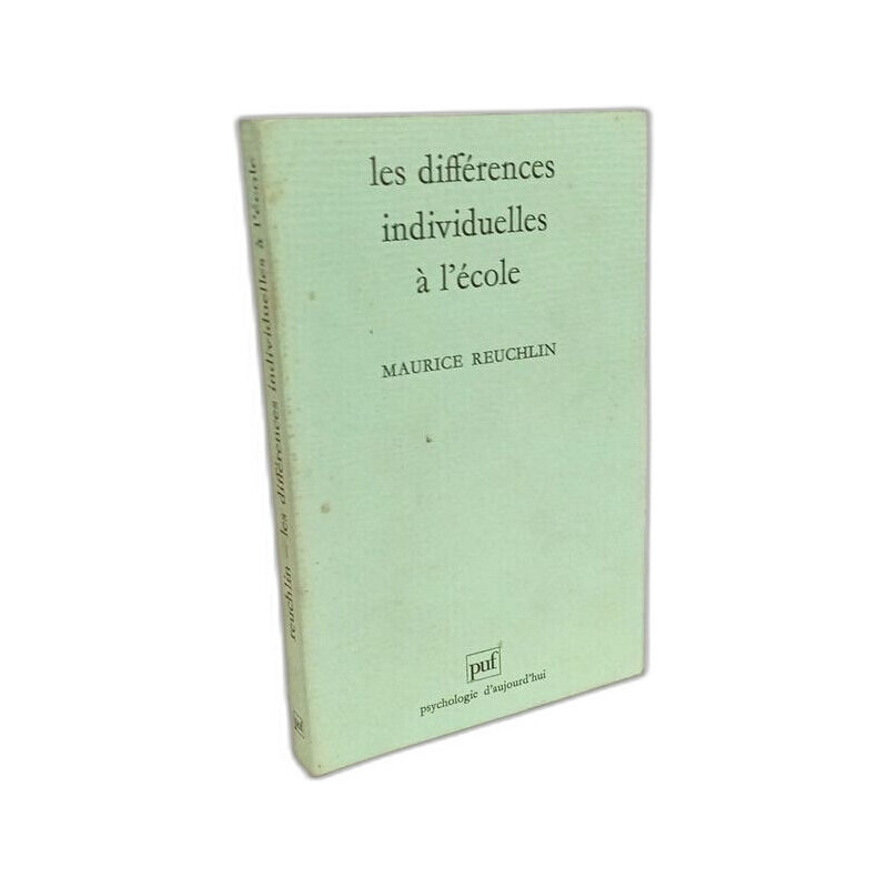 Differences individuelles a l'ecole: Aperçu et réflexions sur...
