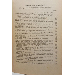 Dictionnaire de la Volonté. Méthode d'éducation de la volonté