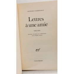 Lettres à une amie 1923-1929