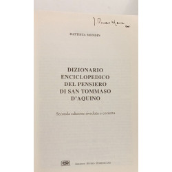 Dizionario enciclopedico del pensiero di san Tommaso d'Aquino (In...