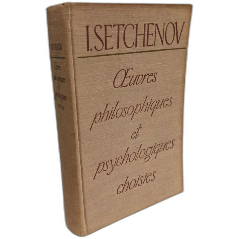 Oeuvres philosophiques et psychologiques choisies