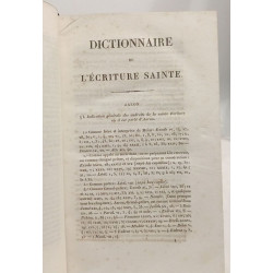 Dictionnaire de l'écriture sainte ou Répertoire et concordance de...