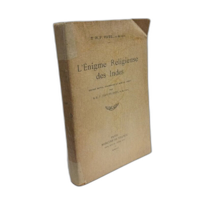 L'énigme religieuse des Indes
