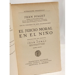 El juicio moral en el nino