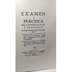 Examen Y Practica De Confessores Y Penitentes (1665)