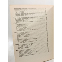 Societe française et luttes de classes 1789-1914 et 1914-1967 2 tomes