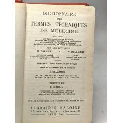 Dictionnaire des termes techniques en médecine