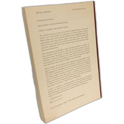 Usable Knowledge: Social Science and Social Problem Solving