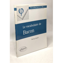 vocabulaire de Bacon (Le)