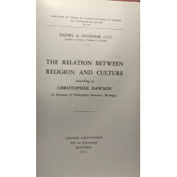 The relation between religion and culture according to Christopher...