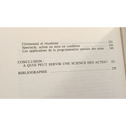 Théorie des actes vers une écologie des actions