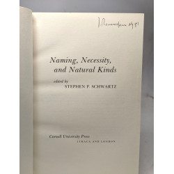 Naming Necessity and Natural Kinds