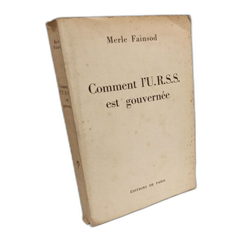 Comment l'U.R.S.S est gouvernée