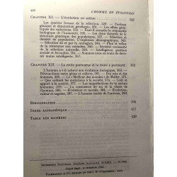 L'homme en évolution - nouvelle bibliothèque scientifique