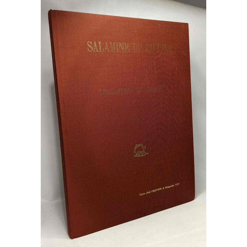 Salamine de Chypre X testimonia salaminia 1 première deuxième et...