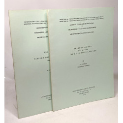 Inventaire des archives de la famille Lefebvre + Inventaire des...
