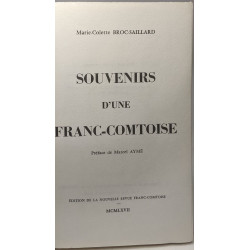 Souvenirs d'une franc-comtoise - préface de Marcel Aymé