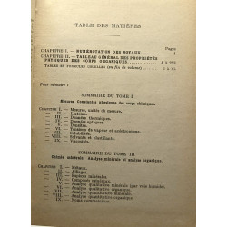 Chimie - TOME II - propriétés et caractéristiques des corps organiques