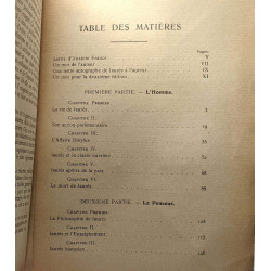 JEAN JAURES. L'Homme - Le Penseur - Le Socialiste.Avec une Préface...