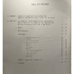 Corpus des amphores découvertes dans l'Ouest de la France - Volume...