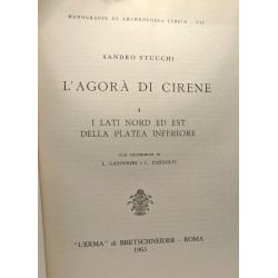 L'agora di Cirene - I - I latin Nord ed Est della platea inferiore...