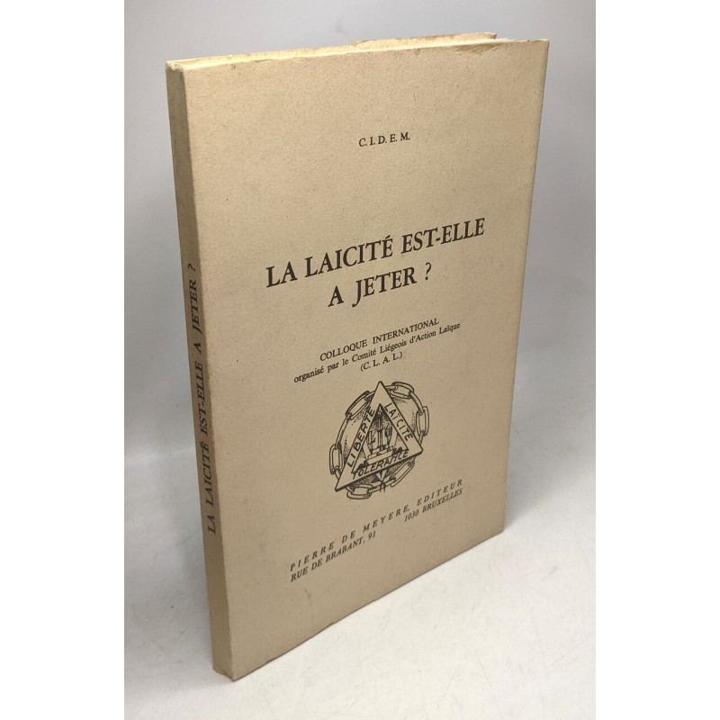 La lacicité est-elle à jeter? - colloque international des 26 et...