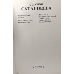 Quintino Cataudella - seminario di Studi sull'Opera - Ragusa...