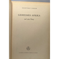 Geheimes afrika und seine tanze