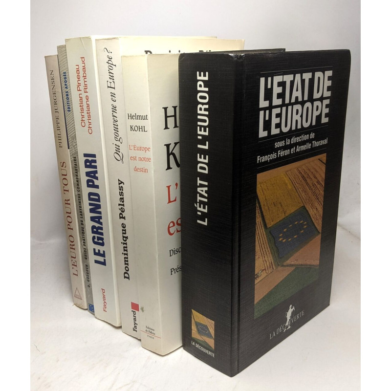 6 livres autour de l'Europe: L'état de l'Europe + L'Euro pour tous...