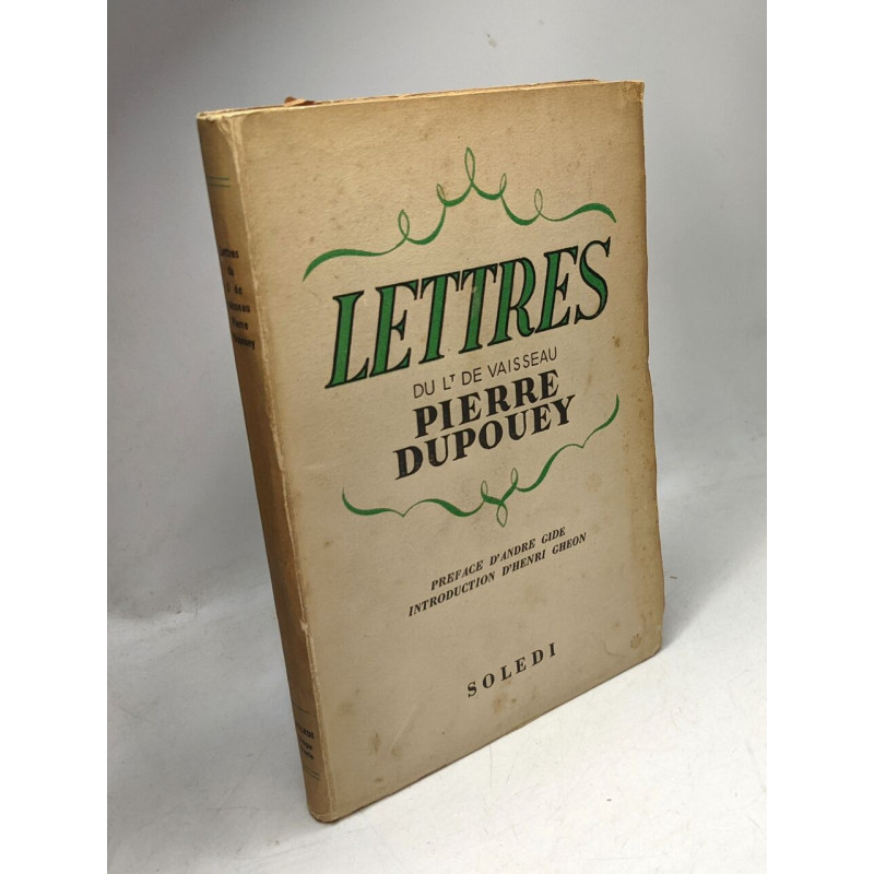 LETTRES - Avec la préface d"André Gide et une introduction d"Henri...