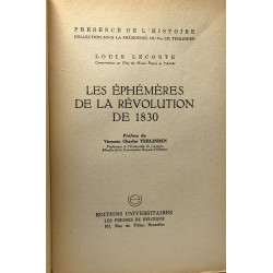 Les éphémères de la révolution de 1830
