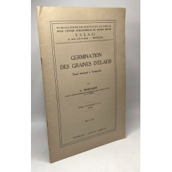 Germination des graines d'Elaeis essais entrepris à Yangambi -...