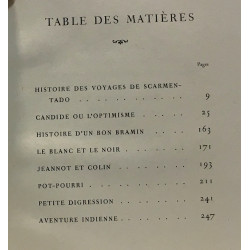 Romans et contes de Voltaire - tome un à quatre
