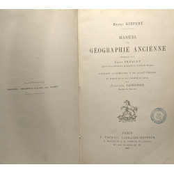 Manuel de géographie ancienne - traduit par Emile Ernault