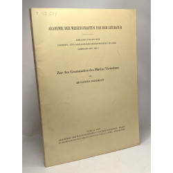Zur ars grammatica des Marius Victorinus - Akademie Der...