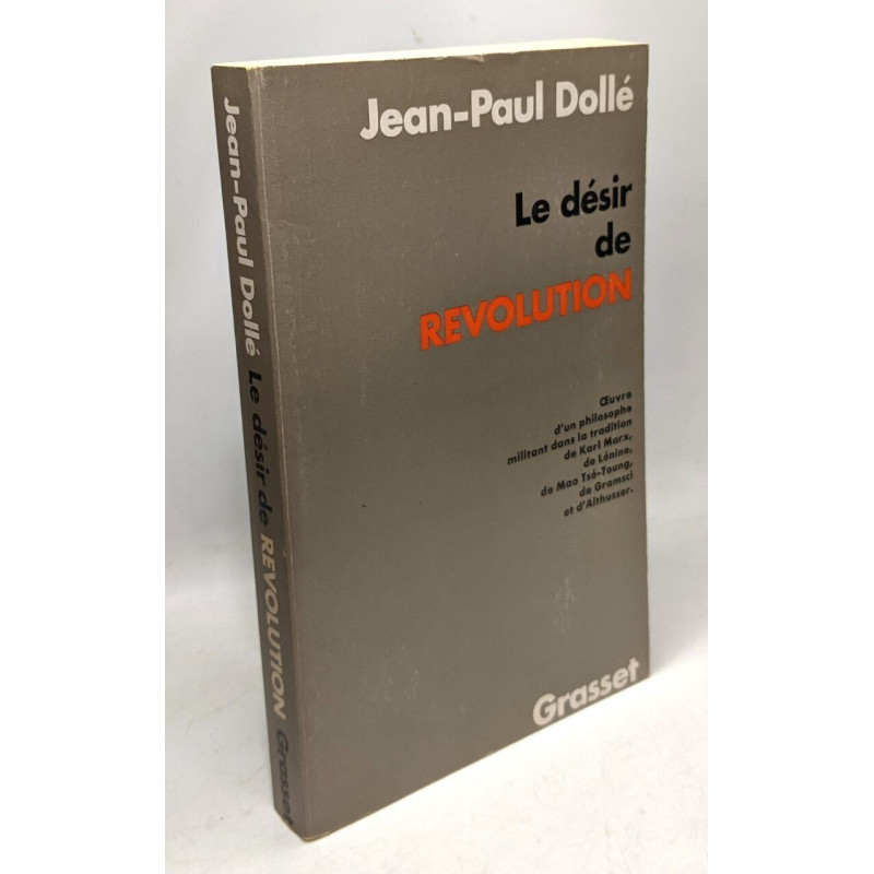 Le désir de révolution
