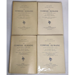 Lot de 40 "oeuvres complètes de Honoré de Balzac": La comédie...