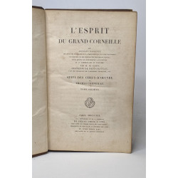 L'esprit du grand corneille tome premier / Chef-d'oeuvres de...