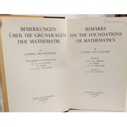Remarks on the Foundations of Mathematics (Bilingual Edition)...