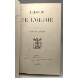 Théorie de l'ordre