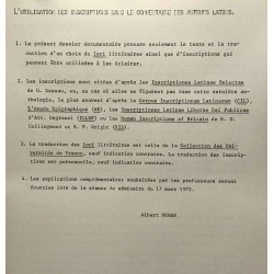 L'utilisation des inscriptions dans le commentaire des auteurs...