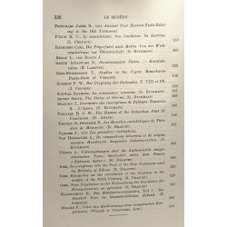 Le Muséon - revue d'études orientales tijschrift voor orientalisme...