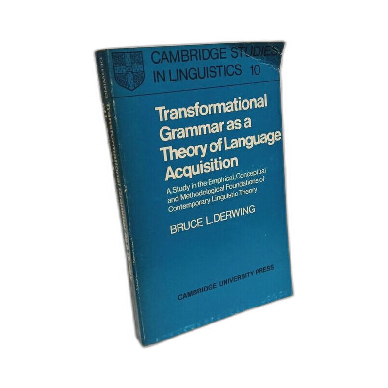 Transformational Grammar as a Theory of Language Acquisition: A...