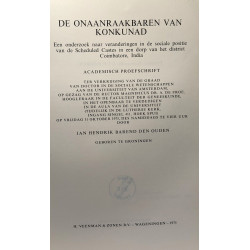 De onaanraakbaren van konkunad - een onderzoek naar veranderingen...