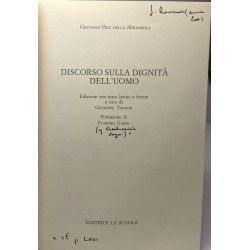 Discorso sulla dignità dell'uomo (Paedagogica/Testi)