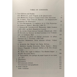 Humanistica lovaniensia - journal of neo-latin studies Vol. XXII-1973